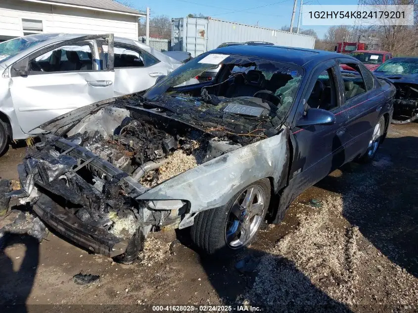 2002 Pontiac Bonneville Sle VIN: 1G2HY54K824179201 Lot: 41628025