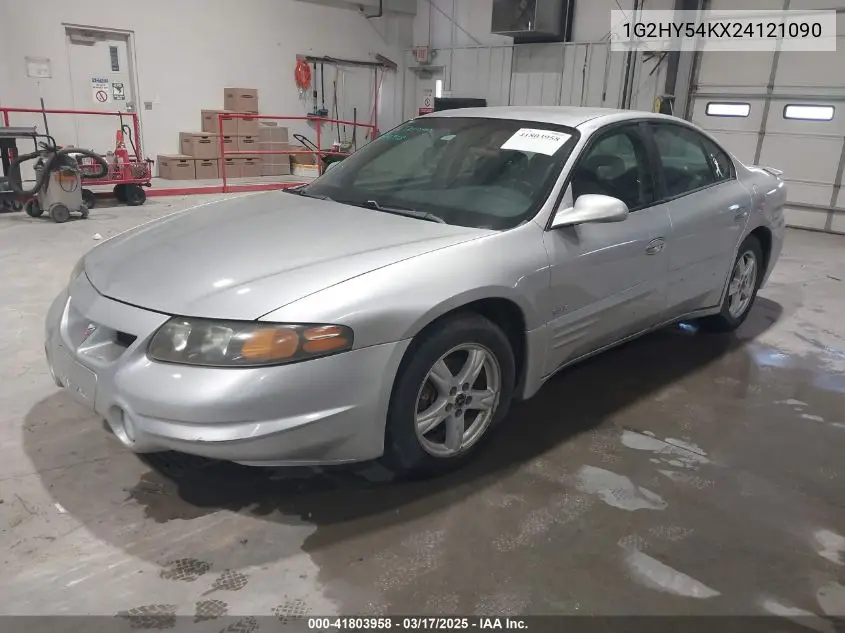 2002 Pontiac Bonneville Sle VIN: 1G2HY54KX24121090 Lot: 41803958
