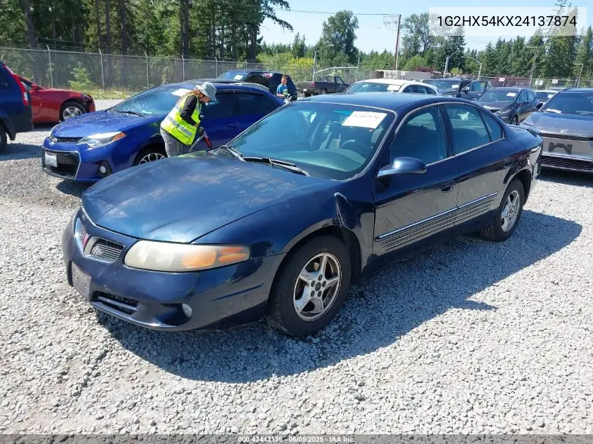 2002 Pontiac Bonneville Se VIN: 1G2HX54KX24137874 Lot: 42443136
