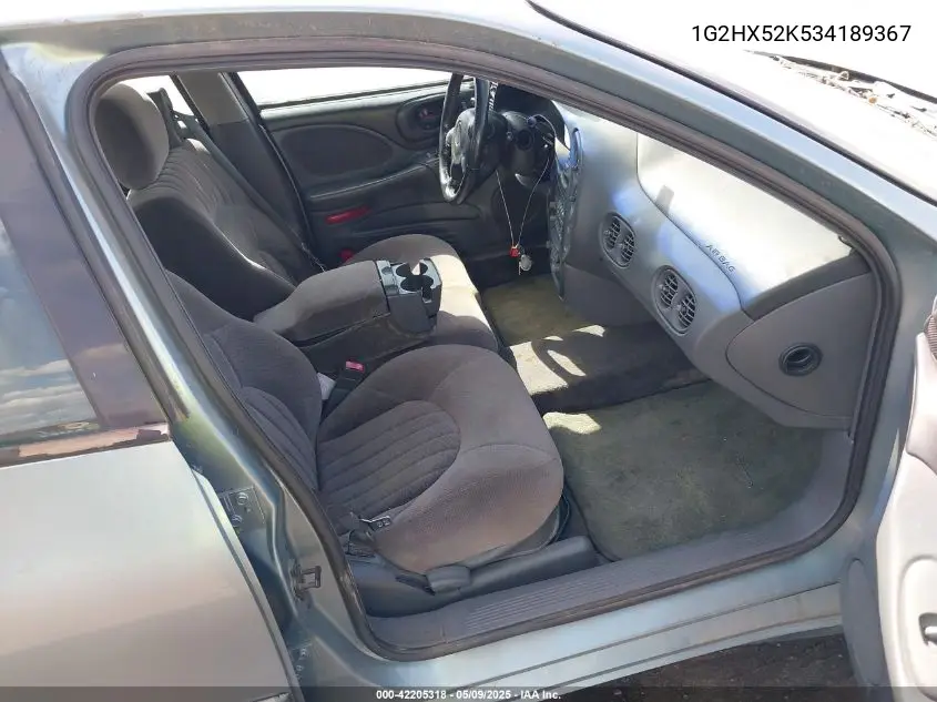 2003 Pontiac Bonneville Se VIN: 1G2HX52K534189367 Lot: 42205318