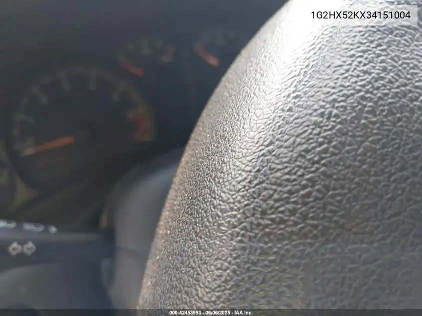2003 Pontiac Bonneville Se VIN: 1G2HX52KX34151004 Lot: 42453593