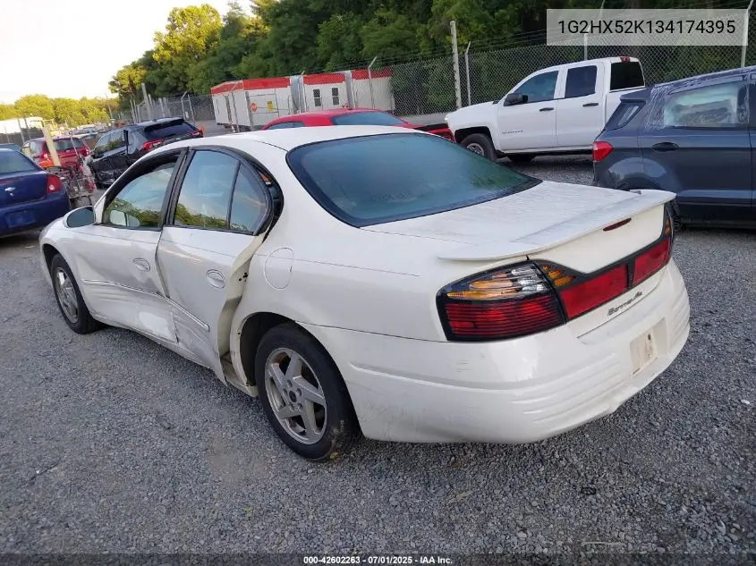 2003 Pontiac Bonneville Se VIN: 1G2HX52K134174395 Lot: 42602263