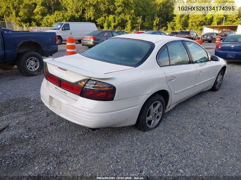 2003 Pontiac Bonneville Se VIN: 1G2HX52K134174395 Lot: 42602263