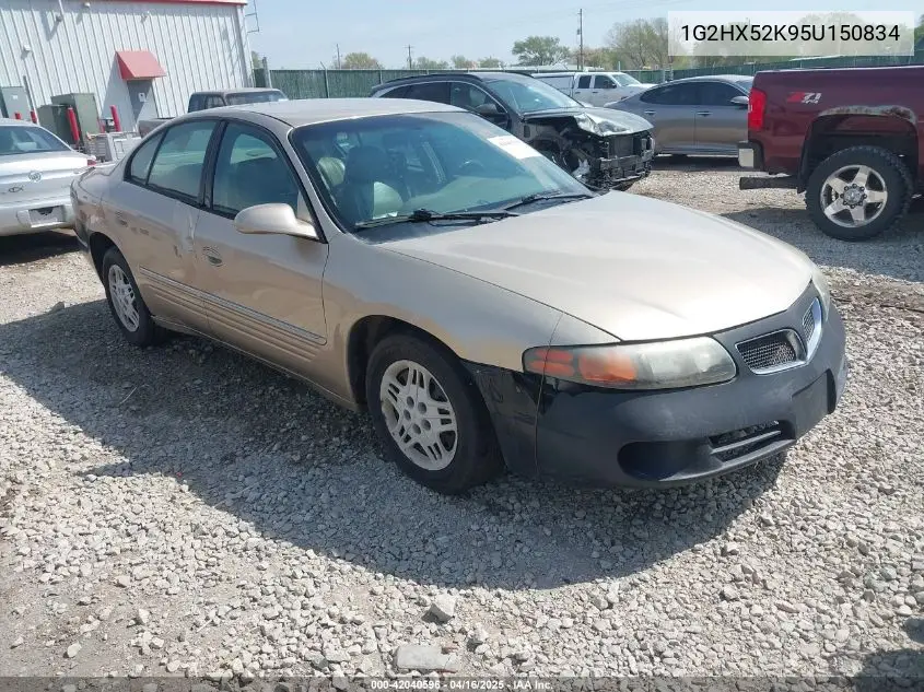 2005 Pontiac Bonneville Se VIN: 1G2HX52K95U150834 Lot: 42040596