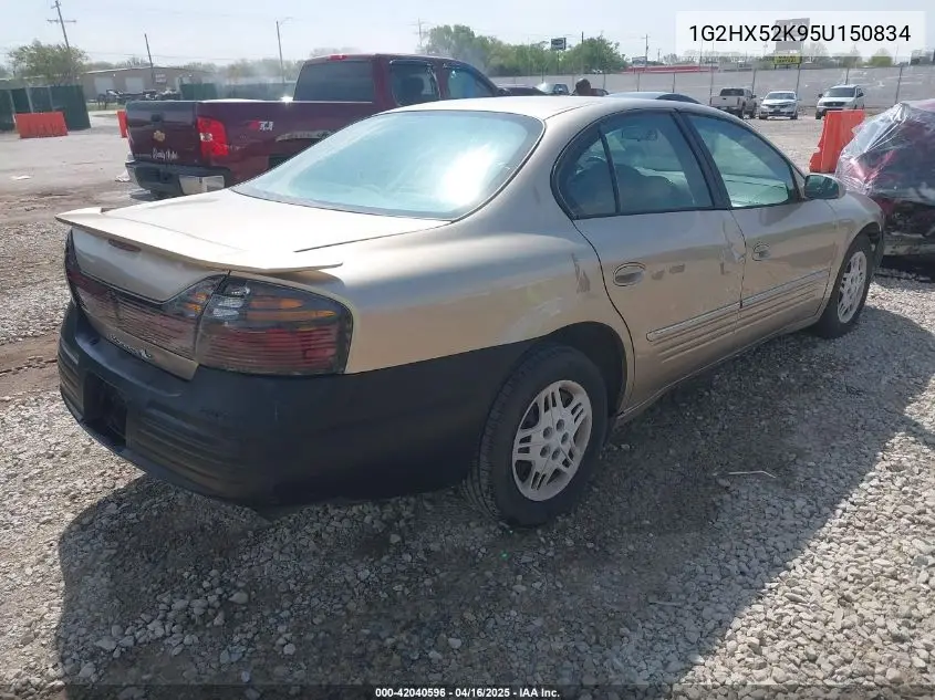 2005 Pontiac Bonneville Se VIN: 1G2HX52K95U150834 Lot: 42040596