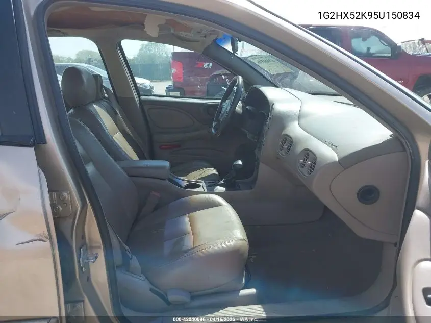 2005 Pontiac Bonneville Se VIN: 1G2HX52K95U150834 Lot: 42040596