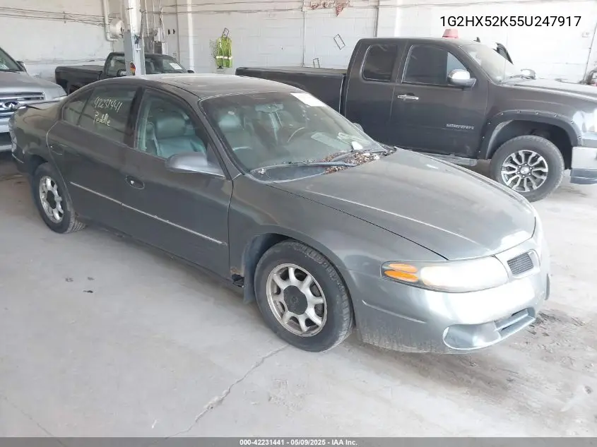 2005 Pontiac Bonneville Se VIN: 1G2HX52K55U247917 Lot: 42231441