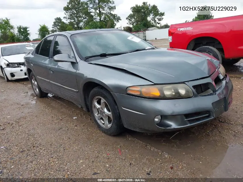 2005 Pontiac Bonneville Se VIN: 1G2HX52K75U229029 Lot: 42288333