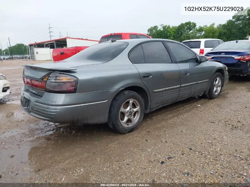 2005 Pontiac Bonneville Se VIN: 1G2HX52K75U229029 Lot: 42288333