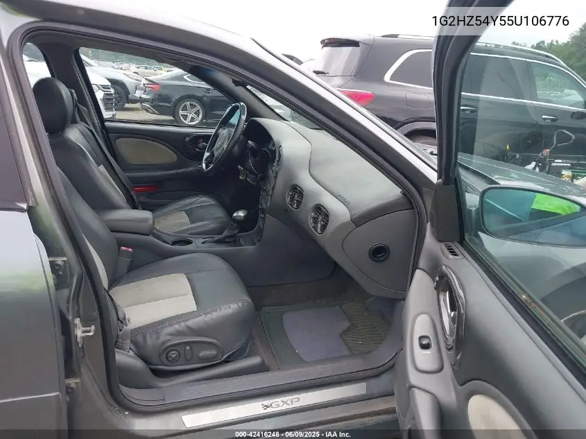 2005 Pontiac Bonneville Gxp VIN: 1G2HZ54Y55U106776 Lot: 42416248