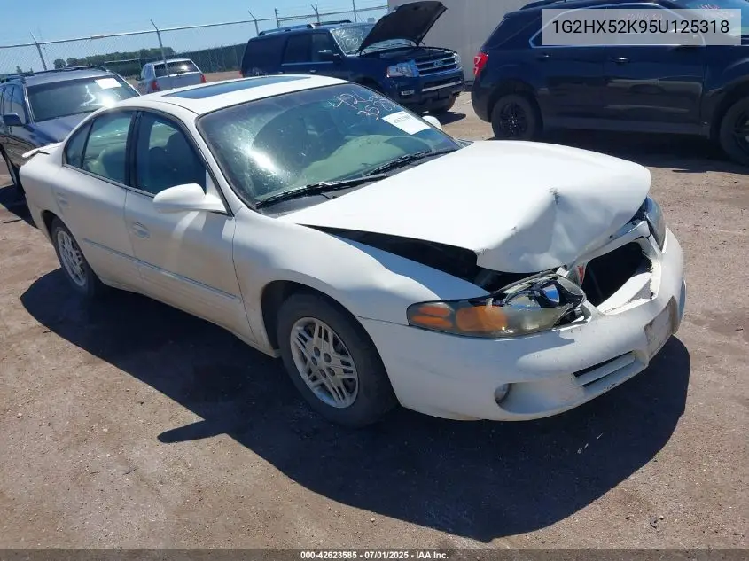 2005 Pontiac Bonneville Se VIN: 1G2HX52K95U125318 Lot: 42623585