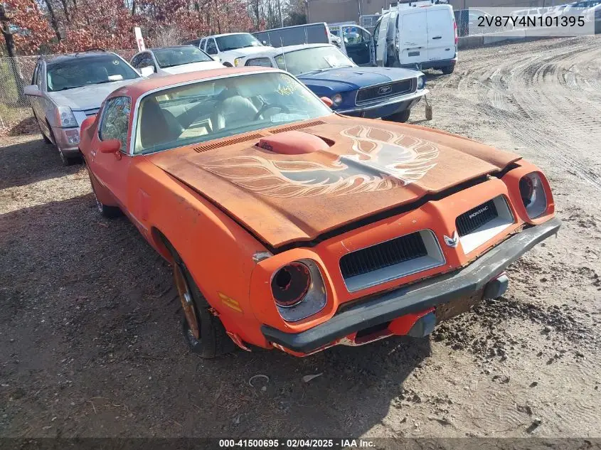 1970 Pontiac Firebird VIN: 2V87Y4N101395 Lot: 41500695
