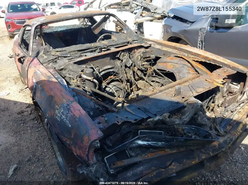 1978 Pontiac Firebird VIN: 2W87Z8L155340 Lot: 42473275