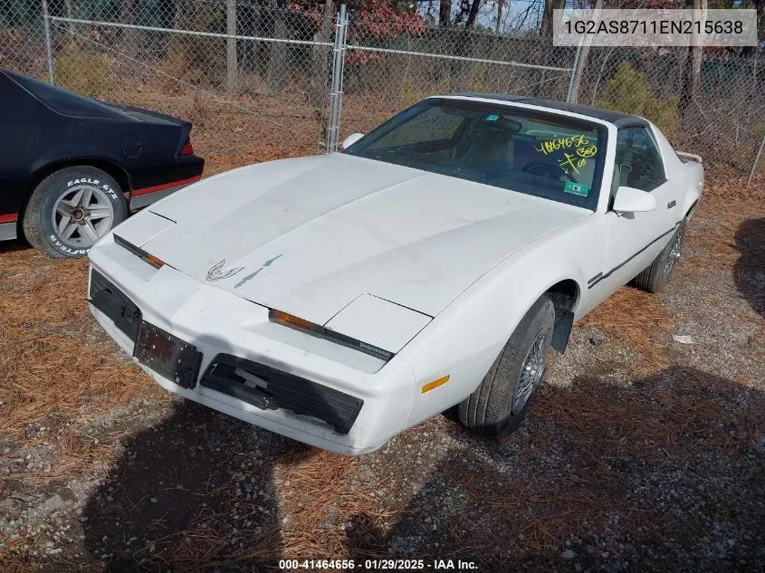1984 Pontiac Firebird VIN: 1G2AS8711EN215638 Lot: 41464656