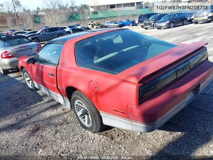 1985 Pontiac Firebird Trans Am VIN: 1G2FW87H3FN208733 Lot: 41705988