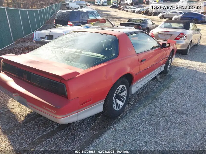 1985 Pontiac Firebird Trans Am VIN: 1G2FW87H3FN208733 Lot: 41705988