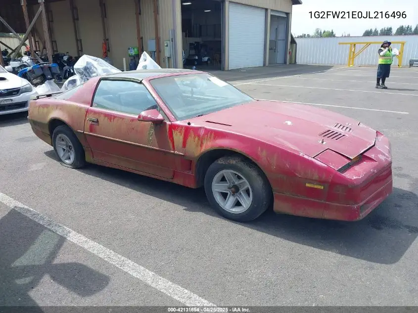 1988 Pontiac Firebird Trans Am/Gta VIN: 1G2FW21E0JL216496 Lot: 42131654
