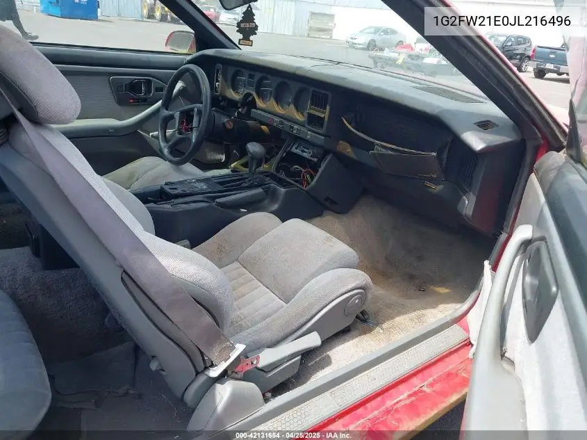 1988 Pontiac Firebird Trans Am/Gta VIN: 1G2FW21E0JL216496 Lot: 42131654