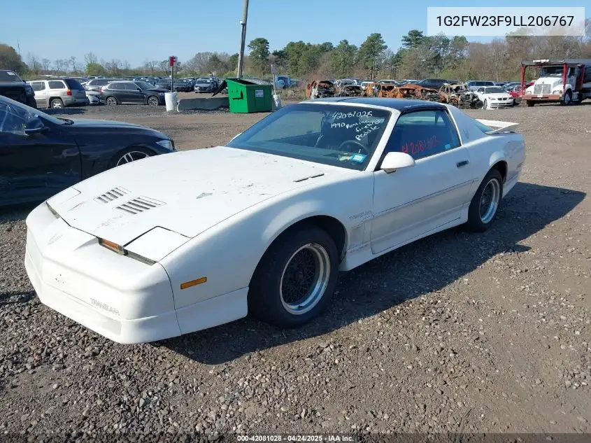 1990 Pontiac Firebird Trans Am/Gta VIN: 1G2FW23F9LL206767 Lot: 42081028
