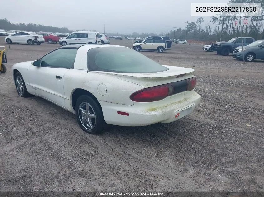 1994 Pontiac Firebird VIN: 2G2FS22S8R2217830 Lot: 41047254