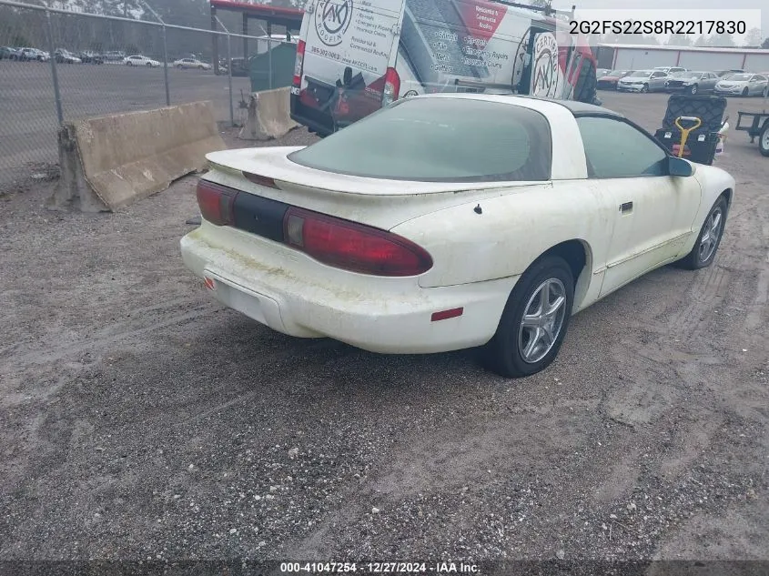 1994 Pontiac Firebird VIN: 2G2FS22S8R2217830 Lot: 41047254