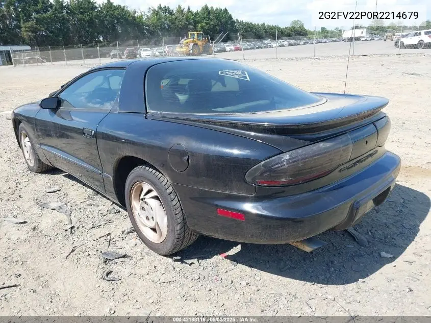 1994 Pontiac Firebird Formula/Trans Am/Gt VIN: 2G2FV22P0R2214679 Lot: 42188116