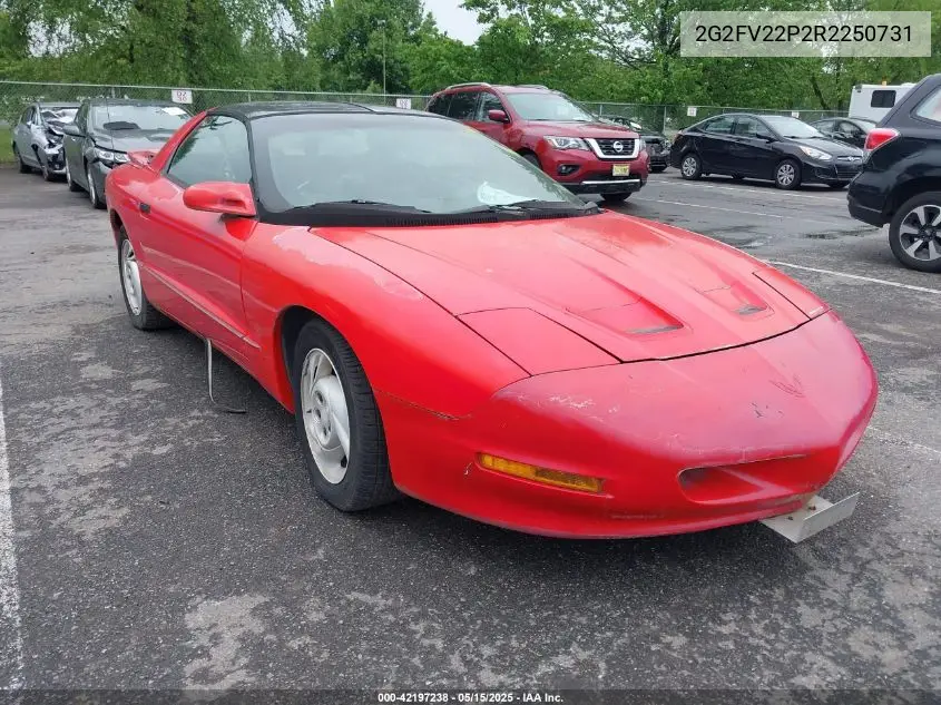 1994 Pontiac Firebird Formula/Trans Am/Gt VIN: 2G2FV22P2R2250731 Lot: 42197238