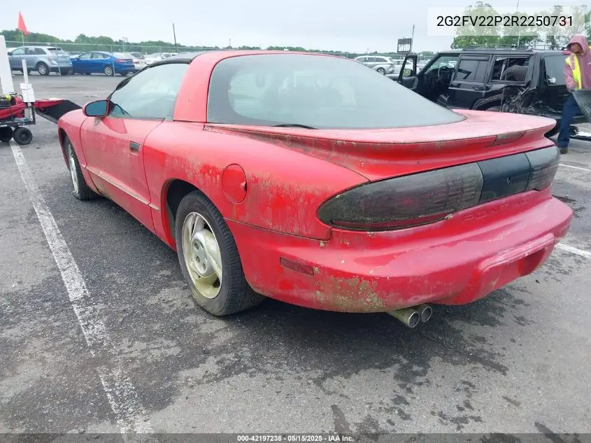 1994 Pontiac Firebird Formula/Trans Am/Gt VIN: 2G2FV22P2R2250731 Lot: 42197238