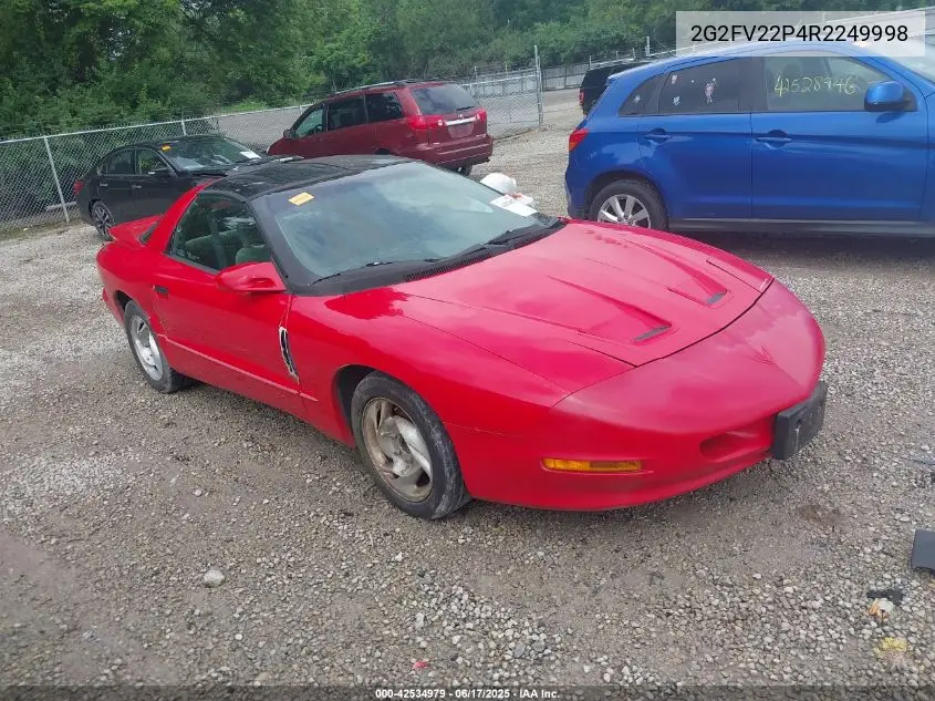 1994 Pontiac Firebird Formula/Trans Am/Gt VIN: 2G2FV22P4R2249998 Lot: 42534979