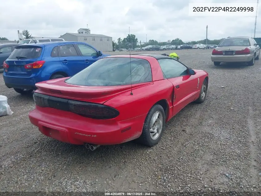 1994 Pontiac Firebird Formula/Trans Am/Gt VIN: 2G2FV22P4R2249998 Lot: 42534979