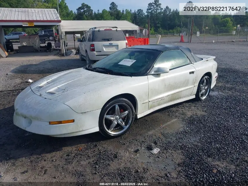 1995 Pontiac Firebird Formula/Trans Am VIN: 2G2FV32P8S2217647 Lot: 42115118