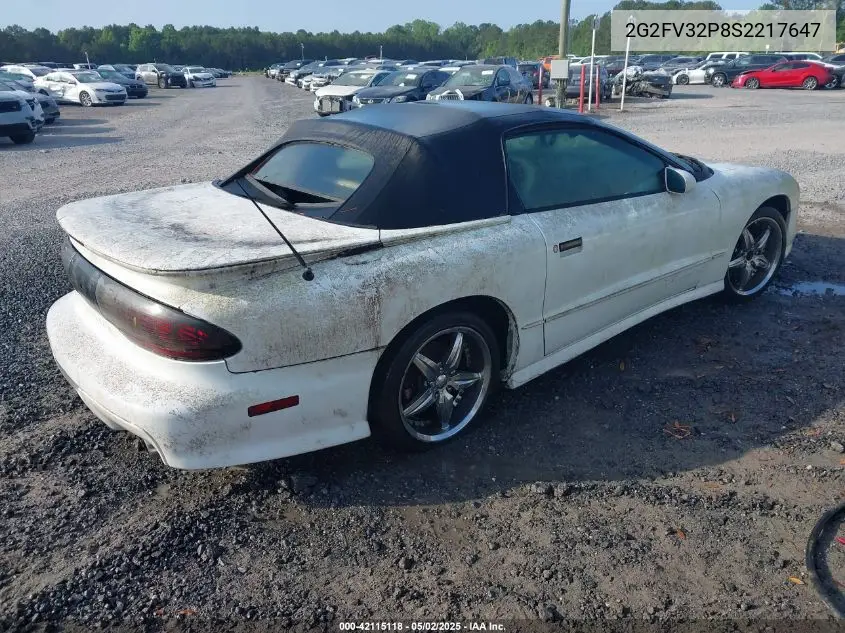 1995 Pontiac Firebird Formula/Trans Am VIN: 2G2FV32P8S2217647 Lot: 42115118