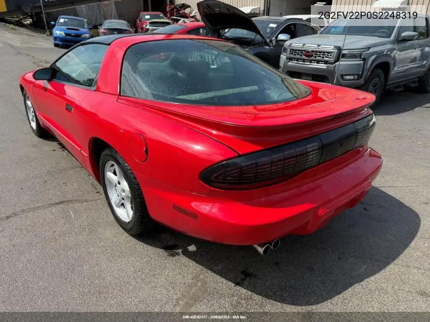 1995 Pontiac Firebird Formula/Trans Am VIN: 2G2FV22P0S2248319 Lot: 42203127