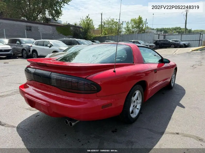 1995 Pontiac Firebird Formula/Trans Am VIN: 2G2FV22P0S2248319 Lot: 42203127
