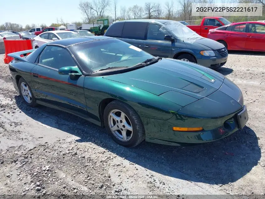 1995 Pontiac Firebird Formula/Trans Am VIN: 2G2FV22P5S2221617 Lot: 42217525