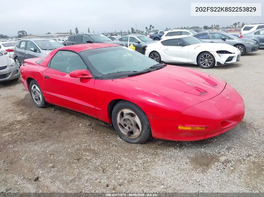 1995 Pontiac Firebird VIN: 2G2FS22K8S2253829 Lot: 42471573