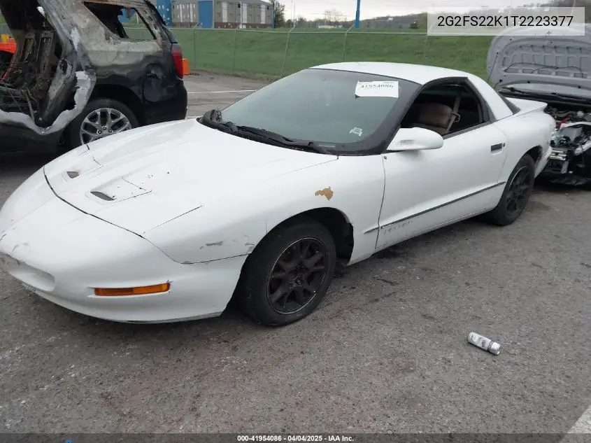 1996 Pontiac Firebird VIN: 2G2FS22K1T2223377 Lot: 41954086