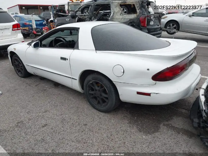 1996 Pontiac Firebird VIN: 2G2FS22K1T2223377 Lot: 41954086
