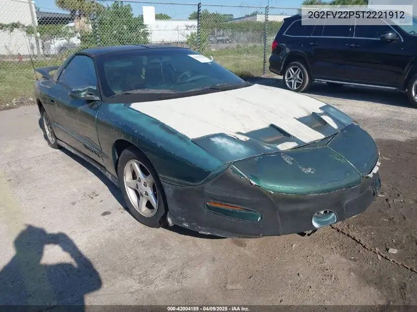 1996 Pontiac Firebird Formula/Trans Am VIN: 2G2FV22P5T2221912 Lot: 42004189