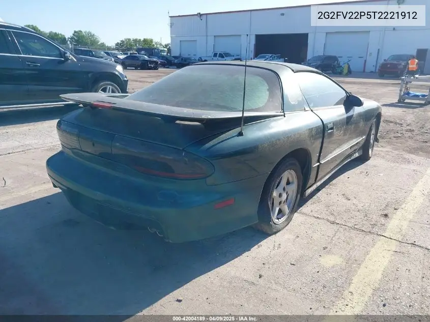 1996 Pontiac Firebird Formula/Trans Am VIN: 2G2FV22P5T2221912 Lot: 42004189