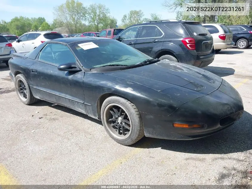 1996 Pontiac Firebird VIN: 2G2FS22K0T2231261 Lot: 42088061
