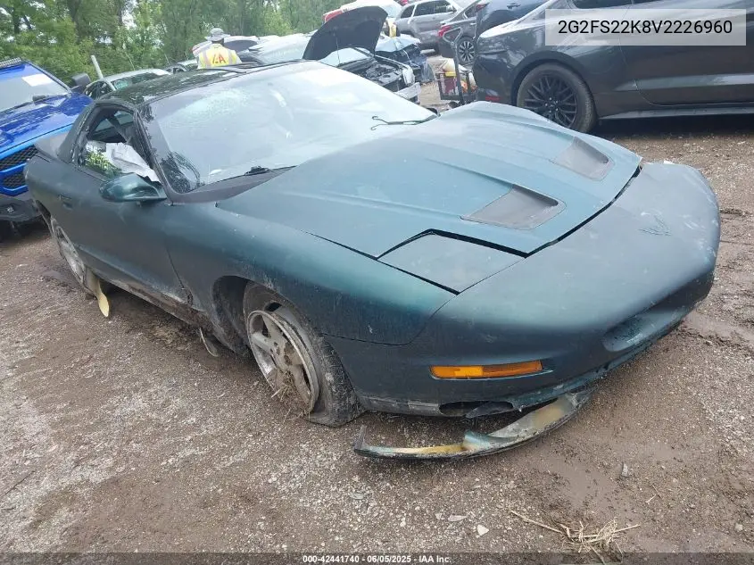 1997 Pontiac Firebird VIN: 2G2FS22K8V2226960 Lot: 42441740