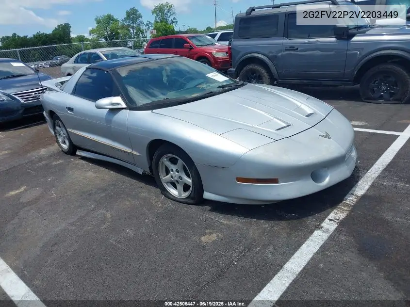 1997 Pontiac Firebird Trans Am VIN: 2G2FV22P2V2203449 Lot: 42506447