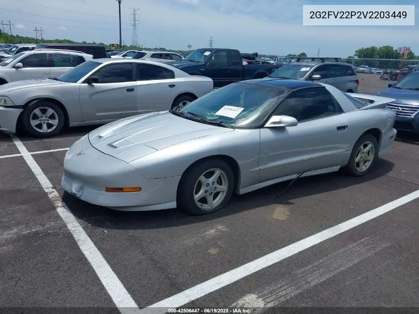 1997 Pontiac Firebird Trans Am VIN: 2G2FV22P2V2203449 Lot: 42506447