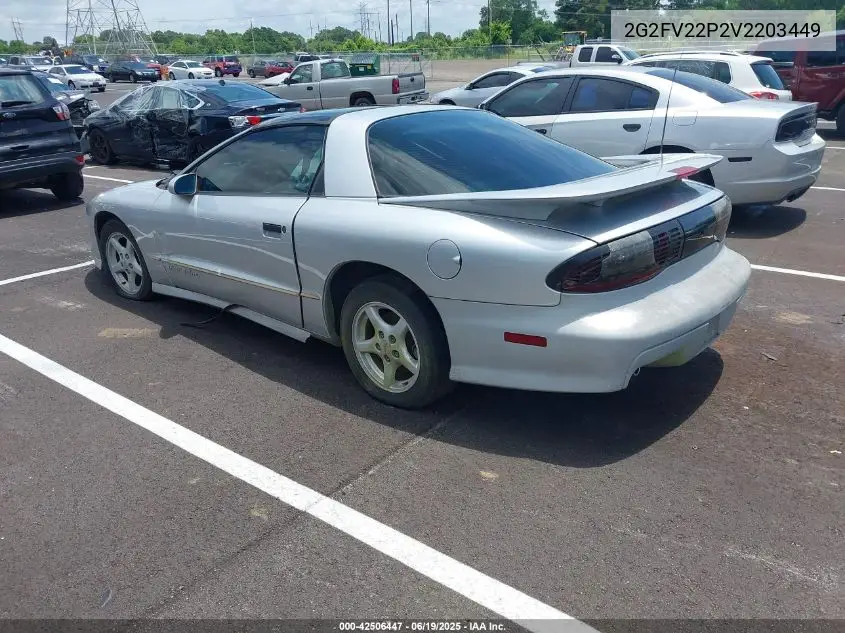 1997 Pontiac Firebird Trans Am VIN: 2G2FV22P2V2203449 Lot: 42506447