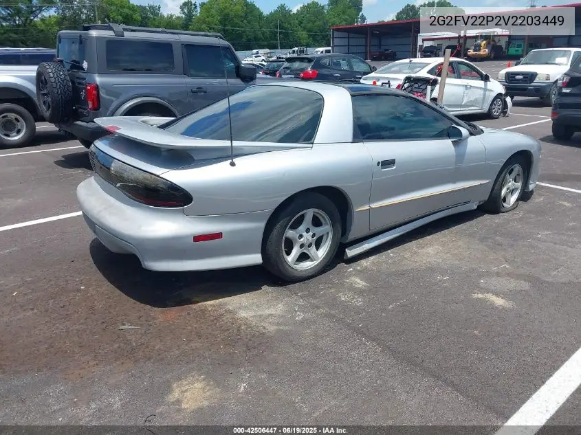 1997 Pontiac Firebird Trans Am VIN: 2G2FV22P2V2203449 Lot: 42506447