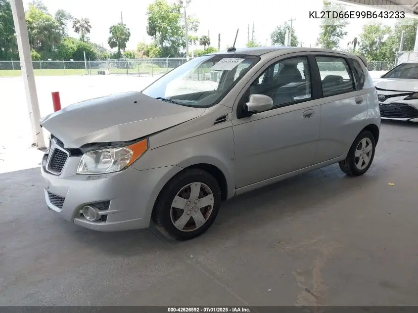 KL2TD66E99B643233 2009 Pontiac G3