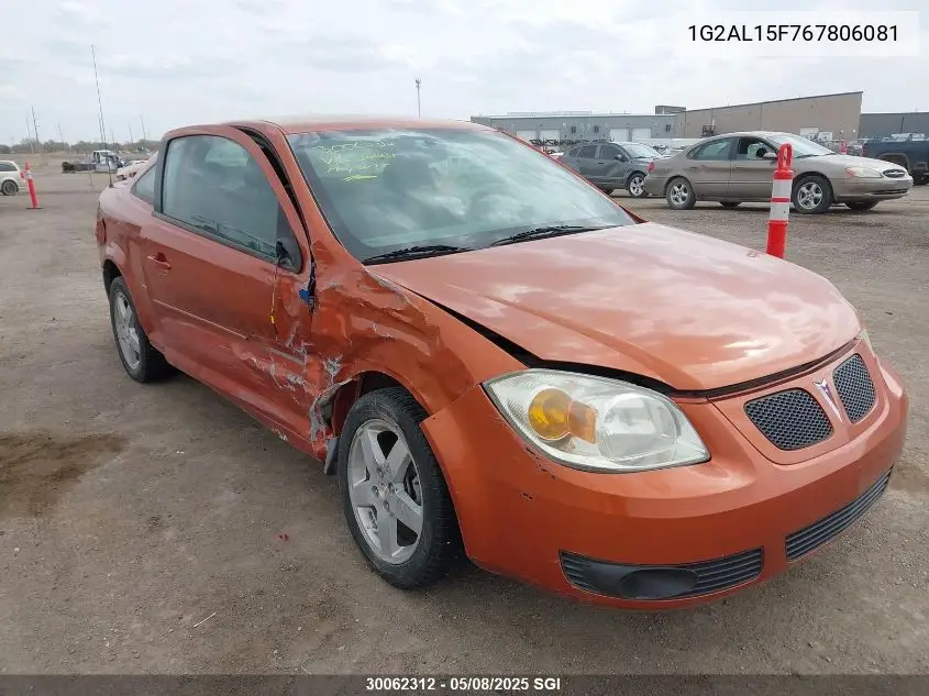 2006 Pontiac Pursuit Se VIN: 1G2AL15F767806081 Lot: 30062312