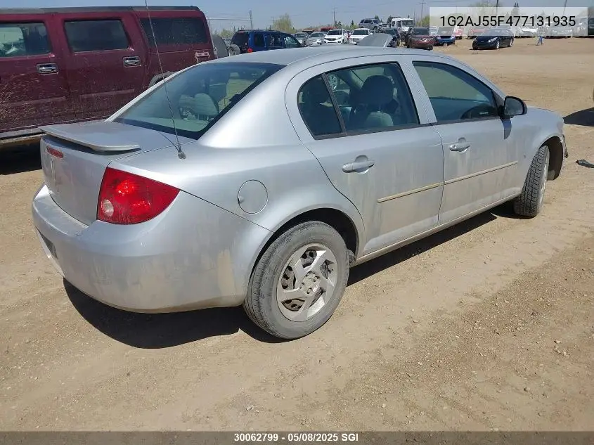 2007 Pontiac G5 VIN: 1G2AJ55F477131935 Lot: 30062799