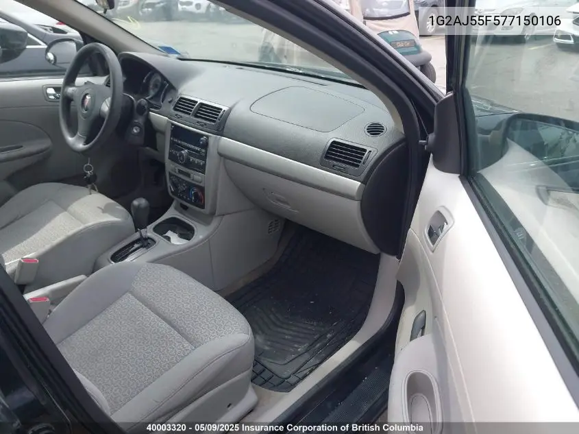 2007 Pontiac G5 VIN: 1G2AJ55F577150106 Lot: 40003320